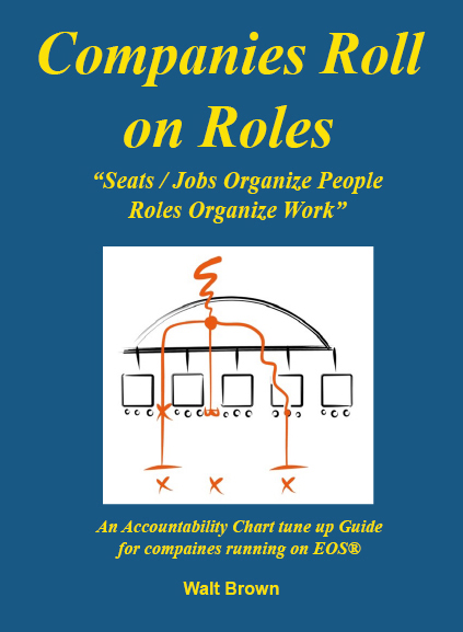 Roles on Roles Front Cover cover of flower power the handbook, how to facilitate roles based accountability charts